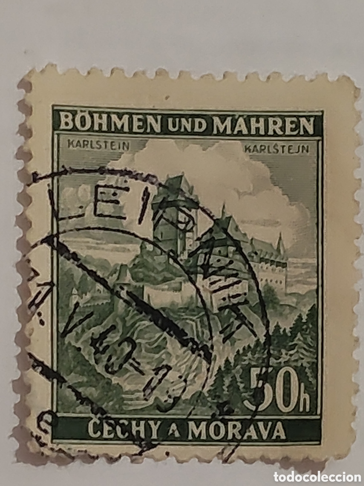 Sellos: Sello de Bohemia y Moravia ocupaci&oacute;n Alemana 1939