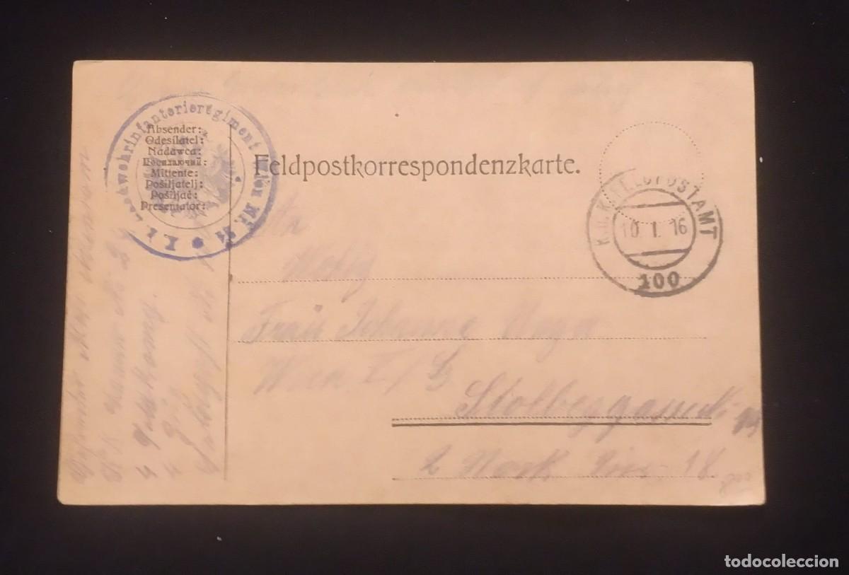 Sellos: TS) 1916 AUSTRIA, POSTCARD, CENSORSHIP, COVER SENT FROM THE AUSTRO-HUNGARIAN EMPIRE TO VIENNA, OF TH