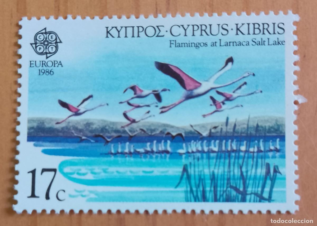 Sellos: CHIPRE - V/F 17 C - EUROPA, CEPT 1986 - FAUNA, AVES
