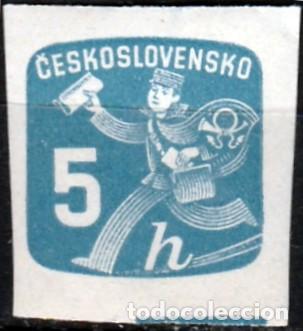 Sellos: 1945 - CHECOSLOVAQUIA - SELLO PARA PERIODICOS - YVERT 26