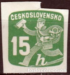 Sellos: 1945 - CHECOSLOVAQUIA - SELLO PARA PERIODICOS - YVERT 28