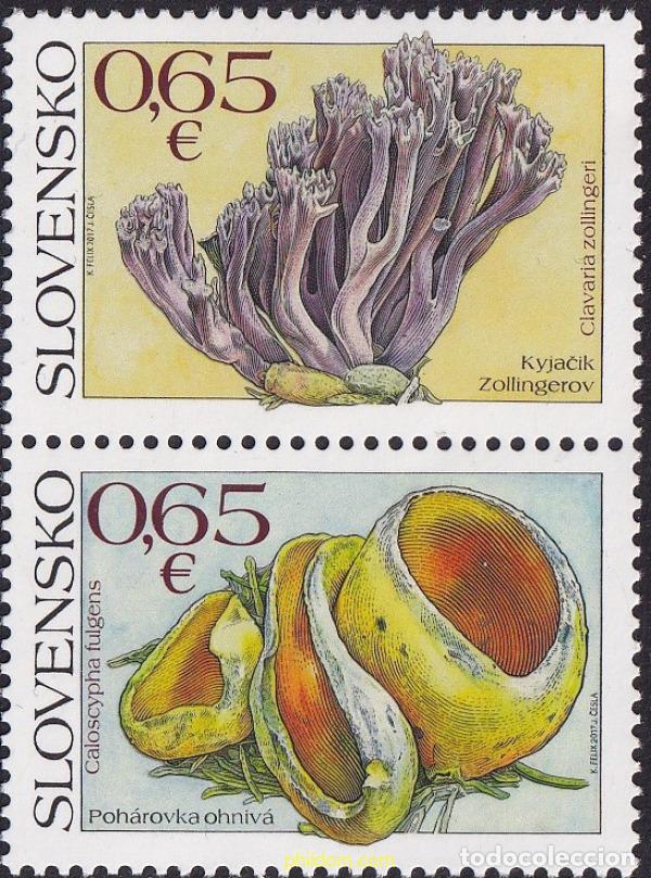 Sellos: 700517 MNH ESLOVAQUIA 2017 SETAS