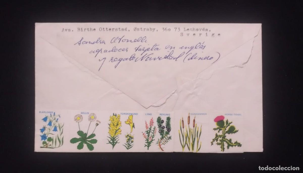 Sellos: TS) CIRCA 1980 SWEDEN,WITH A SERIES OF STAMPS FEATURING WILDFLOWERS AND PLANTS, CIRCULATE COVER.