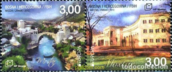 Sellos: 277801 MNH BOSNIA-HERZEGOVINA. Adm Croata 2012 EUROPA CEPT 2012 - TURISMO
