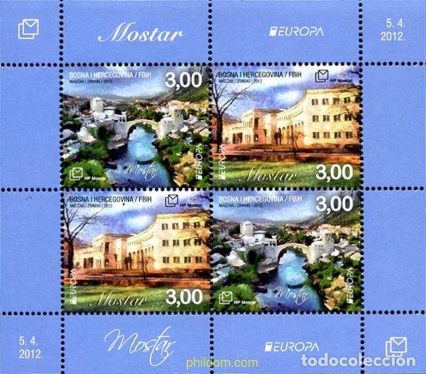 Sellos: 277800 MNH BOSNIA-HERZEGOVINA. Adm Croata 2012 EUROPA CEPT 2012 - TURISMO