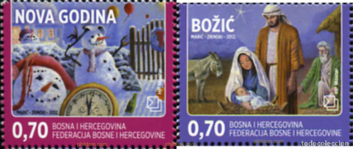 Sellos: 317352 MNH BOSNIA-HERZEGOVINA. Adm Croata 2012 NAVIDAD