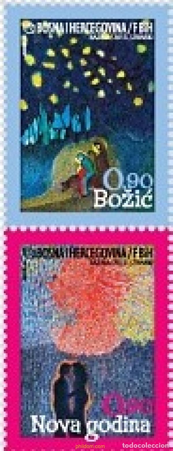 Sellos: 736268 MNH BOSNIA-HERZEGOVINA. Adm Croata 2013 NAVIDAD Y A&Ntilde;O NUEVO