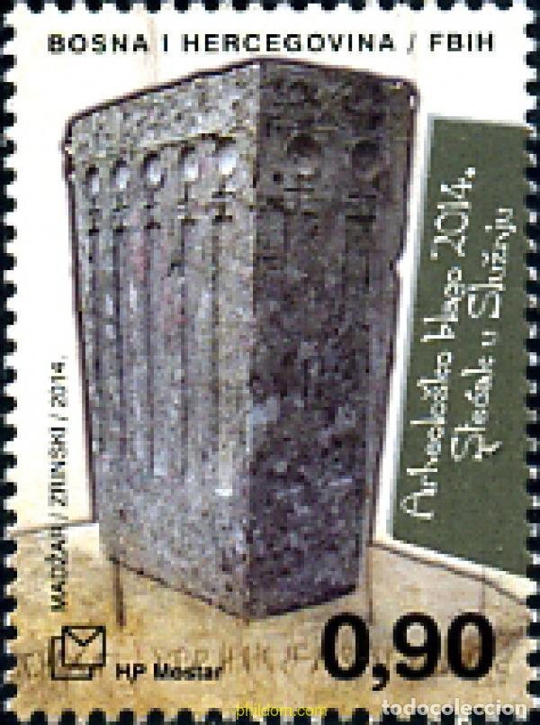Sellos: 319779 MNH BOSNIA-HERZEGOVINA. Adm Croata 2014 PIEDRA TALLADA