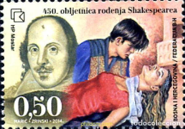Sellos: 319780 MNH BOSNIA-HERZEGOVINA. Adm Croata 2014 SHAKESPEARE