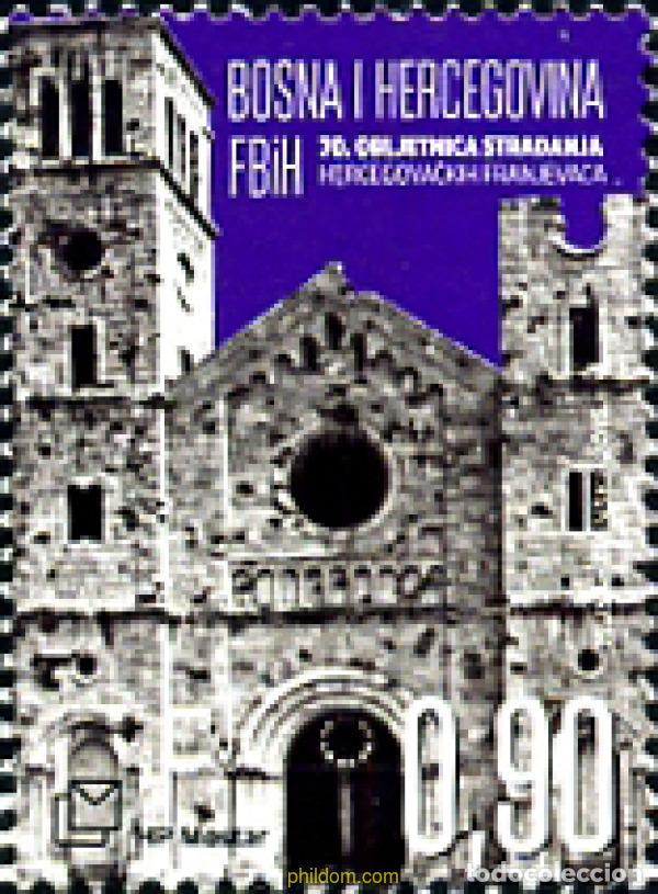 Sellos: 343539 MNH BOSNIA-HERZEGOVINA. Adm Croata 2015 IGLESIA FRANCISCANA