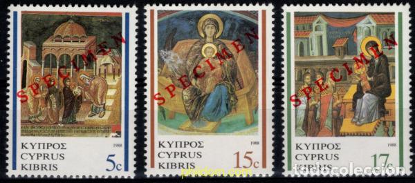 Sellos: 793866 MNH CHIPRE 1988 NAVIDAD