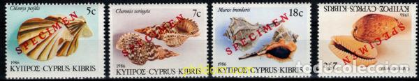 Sellos: 793865 MNH CHIPRE 1986 CONCHAS