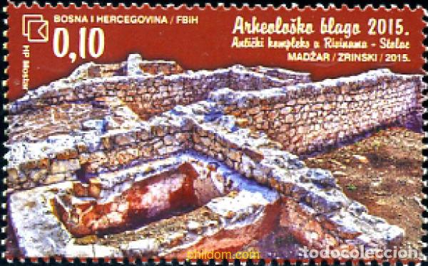 Sellos: 343155 MNH BOSNIA-HERZEGOVINA. Adm Croata 2015 ARQUEOLOGIA. TESOROS ARQUEOLOGICOS