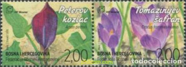 Sellos: 362020 MNH BOSNIA-HERZEGOVINA. Adm Croata 2015 FLORES