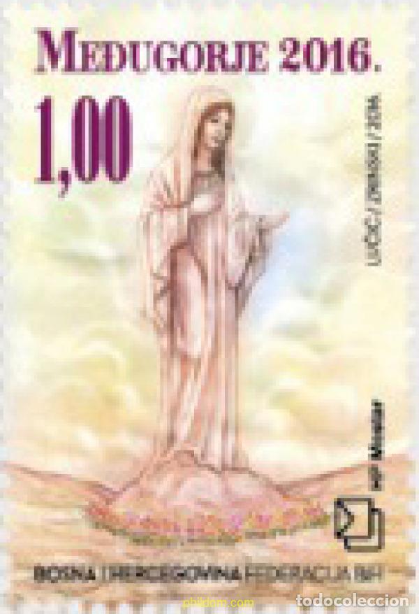 Sellos: 591513 MNH BOSNIA-HERZEGOVINA. Adm Croata 2016 35 ANIVERSARIO DE LA APARICION DE LA VIRGEN MARIA EN