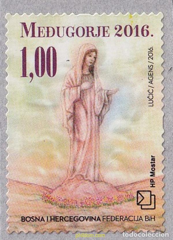 Sellos: 793884 MNH BOSNIA-HERZEGOVINA. Adm Croata 2016 35 ANIVERSARIO DE LA APARICION DE LA VIRGEN MARIA EN