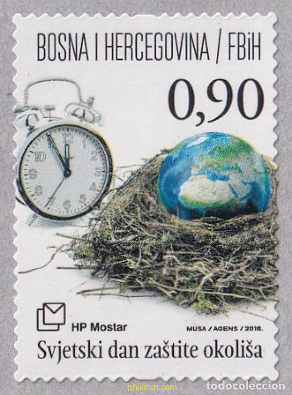 Sellos: 793885 MNH BOSNIA-HERZEGOVINA. Adm Croata 2016 DIA MUNDIAL DEL MEDIO AMBIENTE