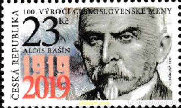 Sellos: 700011 MNH CHEQUIA 2019 100 A&Ntilde;OS DE LA MONEDA CHECA