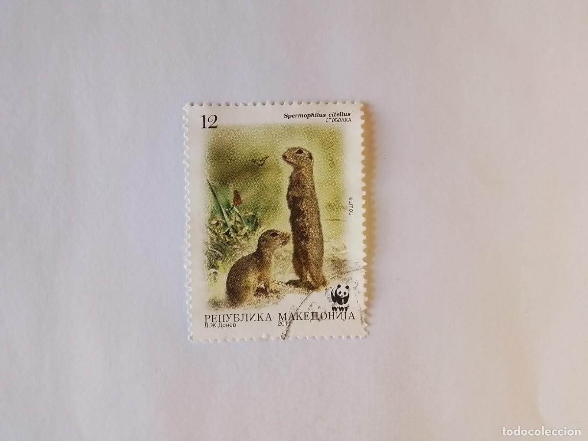 Stamps: A&Ntilde;O 2011 MACEDONIA SELLO USADO