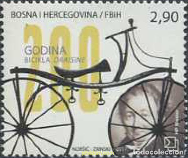 Sellos: 580974 MNH BOSNIA-HERZEGOVINA. Adm Croata 2017 BICICLETAS ANTIGUAS