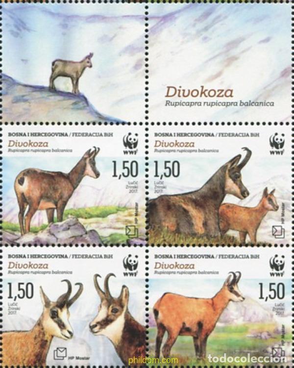 Sellos: 793941 MNH BOSNIA-HERZEGOVINA. Adm Croata 2017 GAMUZAS