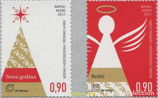 Sellos: 603065 MNH BOSNIA-HERZEGOVINA. Adm Croata 2017 NAVIDAD Y A&ntilde;O NUEVO