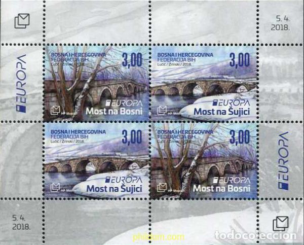 Sellos: 612039 MNH BOSNIA-HERZEGOVINA. Adm Croata 2018 EUROPA CEPT 2018 - PUENTES