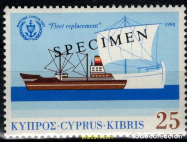Sellos: 793964 MNH CHIPRE 1993 RENOVACION DE LA FLOTA DE CHIPRE