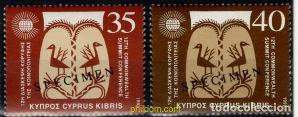 Sellos: 793963 MNH CHIPRE 1993 12 CONFERENCIA DE LA CUMBRE DE COMMONWEALTH