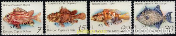 Sellos: 793962 MNH CHIPRE 1993 PECES