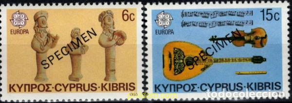 Sellos: 794011 MNH CHIPRE 1985 EUROPA CEPT. A&Ntilde;O EUROPEO DE LA MUSICA