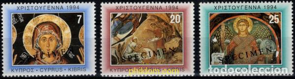 Sellos: 794020 MNH CHIPRE 1994 NAVIDAD. FRESCOS