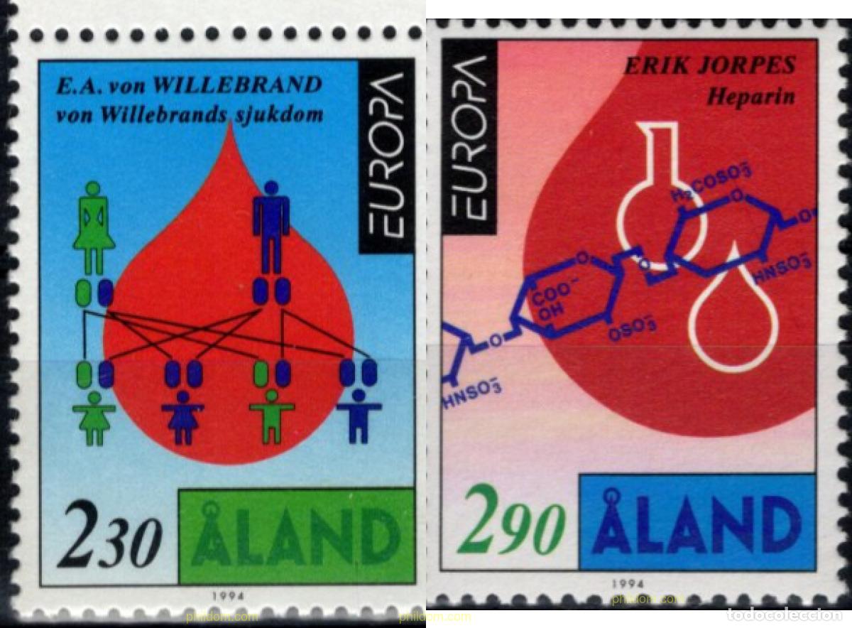 Sellos: 3998 MNH ALAND 1994 EUROPA CEPT. GRANDES DESCUBRIMIENTOS