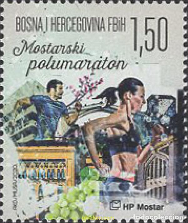 Sellos: 628635 MNH BOSNIA-HERZEGOVINA. Adm Croata 2020 MEDIO MARAT&Oacute;N DE MOSTAR