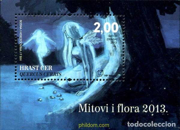 Sellos: 306524 MNH BOSNIA-HERZEGOVINA. Adm Croata 2013 MITOS Y FLORES