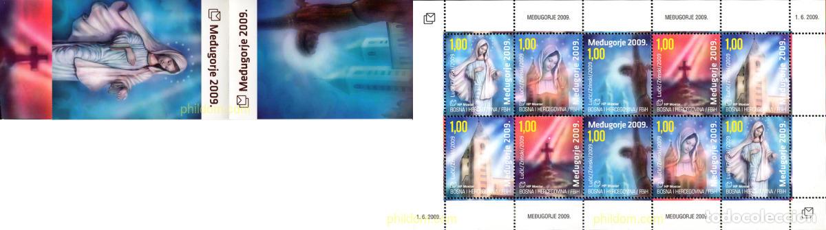 Sellos: 327504 MNH BOSNIA-HERZEGOVINA. Adm Croata 2009 SANTUARIO MARIANO DE MEDJUGORJE