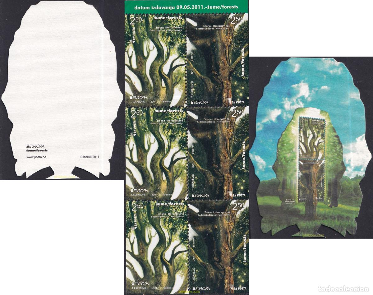 Sellos: 794066 MNH BOSNIA-HERZEGOVINA 2011 EUROPA CEPT 2011 - A&Ntilde;O INTERNACIONAL DE LOS BOSQUES