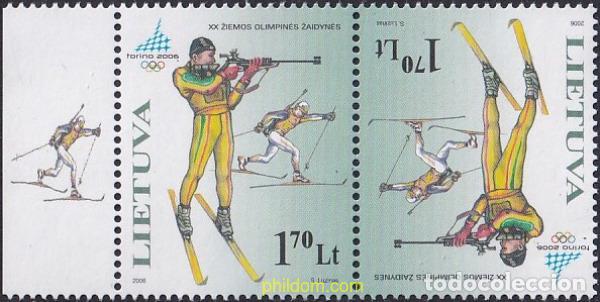 Sellos: 793802 MNH LITUANIA 2006 20 JUEGOS OLIMPICOS INVIERNO TURIN 2006