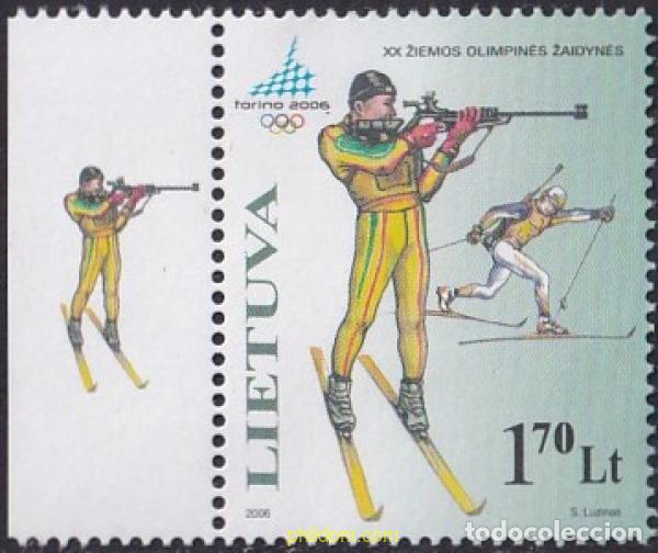 Sellos: 793803 MNH LITUANIA 2006 20 JUEGOS OLIMPICOS INVIERNO TURIN 2006
