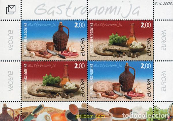 Sellos: 170316 MNH BOSNIA-HERZEGOVINA. Adm Croata 2005 EUROPA CEPT 2005 - GASTRONOMIA