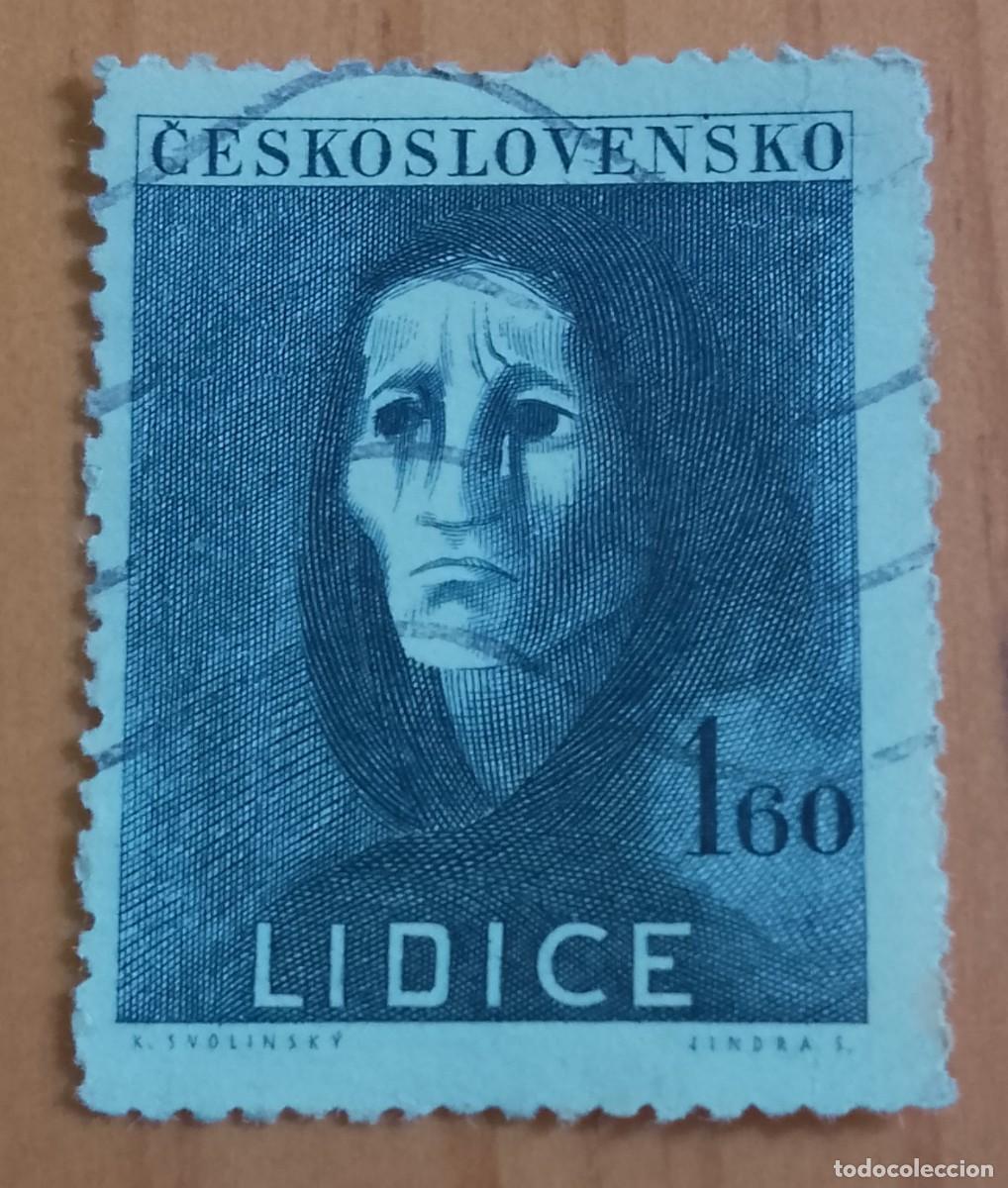 Sellos: CHECOSLOVAQUIA - V/F 1,60 - LIDICE