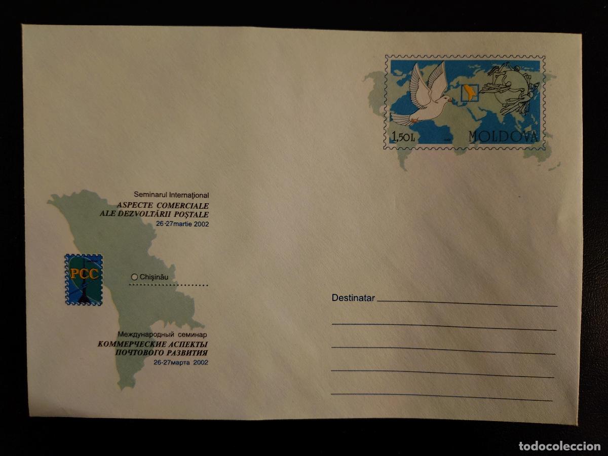 Sellos: Moldavia 2002 correo completo seminario desarrollo Chișinău paloma