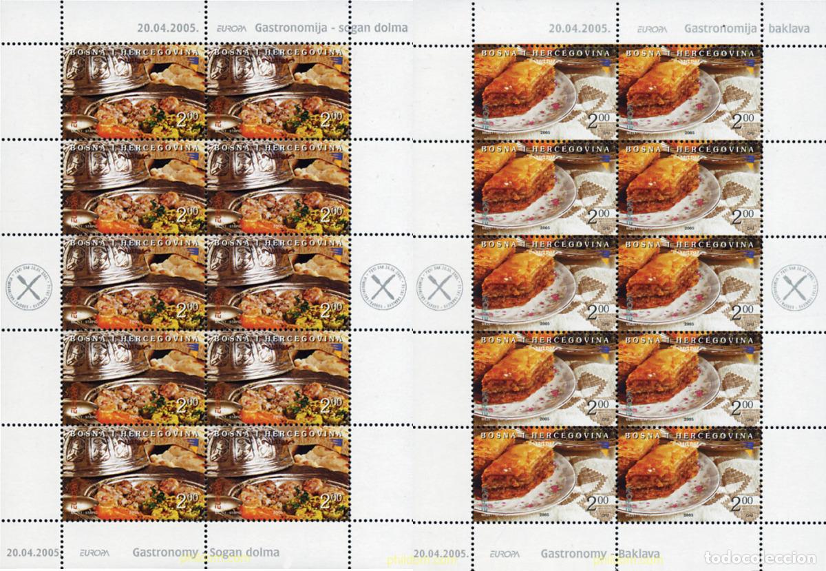 Sellos: 170303 MNH BOSNIA-HERZEGOVINA 2005 EUROPA CEPT 2005 - GASTRONOMIA