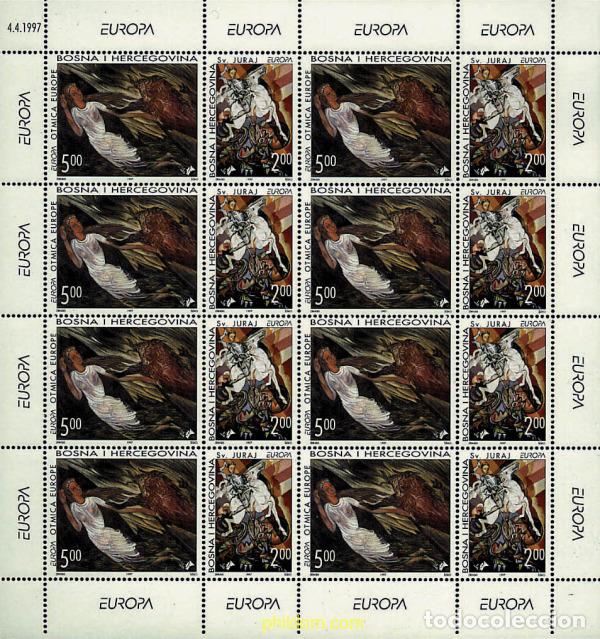 Sellos: 9118 MNH BOSNIA-HERZEGOVINA. Adm Croata 1997 EUROPA CEPT. CUENTOS Y LEYENDAS