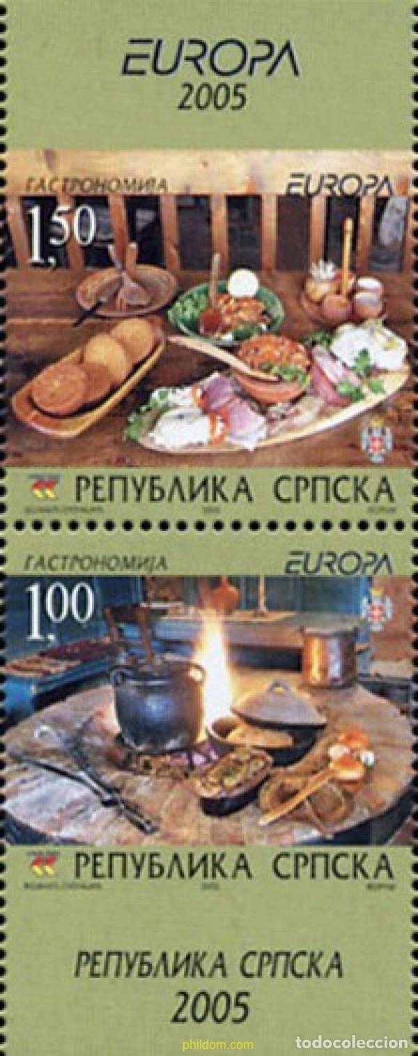 Sellos: 794147 MNH BOSNIA-HERZEGOVINA. Adm Serbia 2005 EUROPA CEPT 2005 - GASTRONOMIA