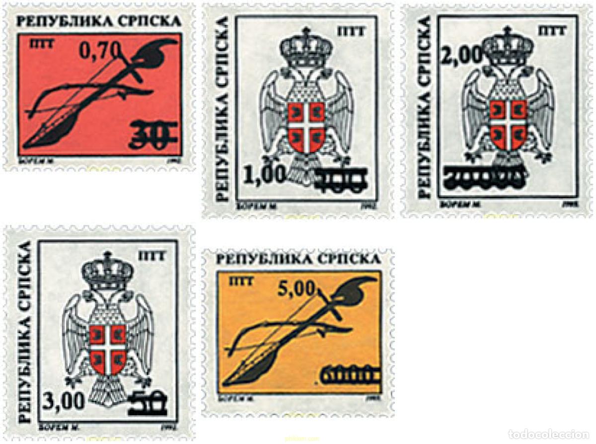 Sellos: 81870 MNH BOSNIA-HERZEGOVINA. Adm Serbia 1996 MOTIVOS VARIOS
