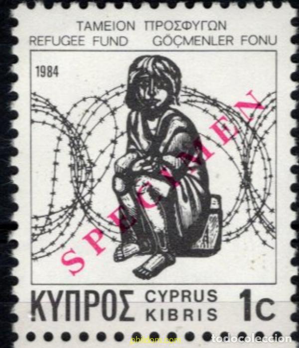Sellos: 794164 MNH CHIPRE 1984 PARA LOS REFUGIADOS