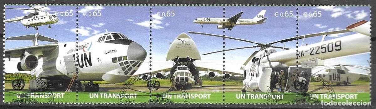 Stamps: SELLOS USADOS DE NACIONES UNIDAS DE VIENA 2010, YT 688/ 92