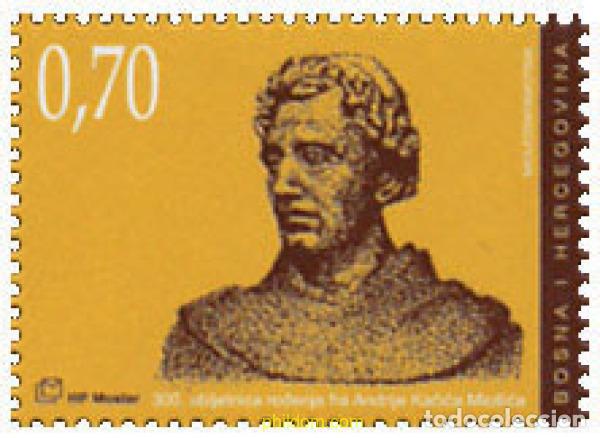 Sellos: 146245 MNH BOSNIA-HERZEGOVINA. Adm Croata 2004 300 ANIVERSARIO DEL NACIMIENTO DE ANDRIJA KACIC- MIO