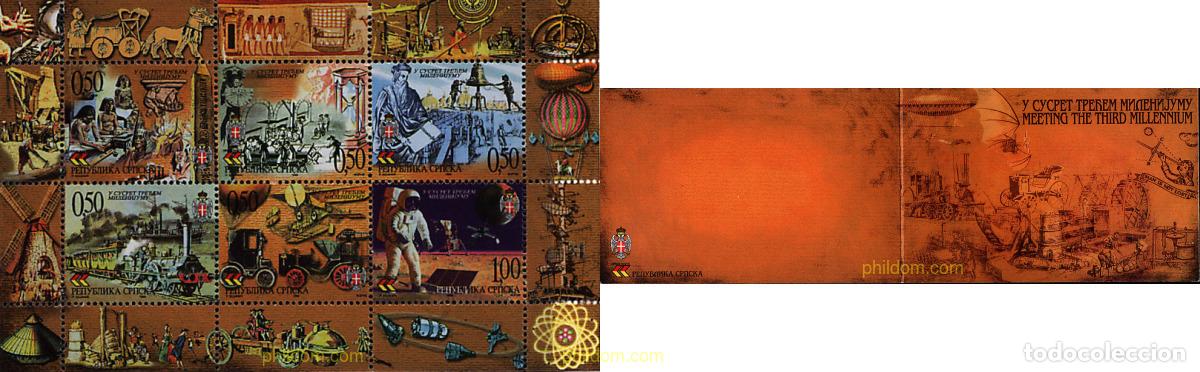 Sellos: 300726 MNH BOSNIA-HERZEGOVINA. Adm Serbia 1999 AL REENCUENTRO DEL TERCER MILENIO